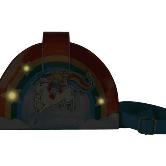 Loungefly x Rainbow Brite & Starlite Colorful Light-Up Figural Crossbody Bag - Picture 5 of 6